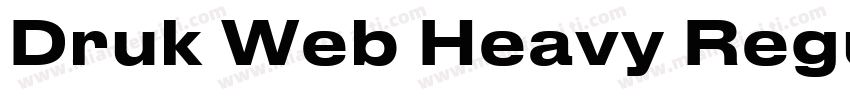 Druk Web Heavy Regul字体转换